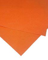 Фетр листовой 1 мм (средняя жесткость), 20*25 см, цвет оранжевый