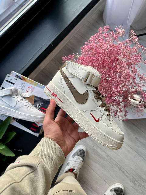 Nike air force 1 high light brown discount