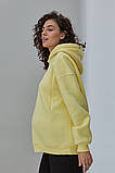 Худі з начосом для вагітних та годування UNIVERSE лимонний, фото 5