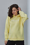 Худі з начосом для вагітних та годування UNIVERSE лимонний, фото 8