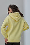 Худі з начосом для вагітних та годування UNIVERSE лимонний, фото 6