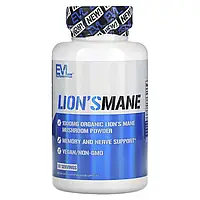 Їжовик гребінчастий EVLution Nutrition Lion's Mane Mushroom 500 мг 60 капс.