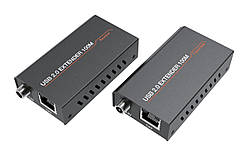 Подовжувач USB 2.0 по кручений парі на 100 м AirBase HD-EUSB2100