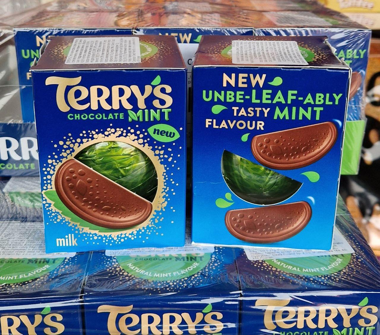 Шоколадний апельсин  Terry’s Chocolate Mint 145 г., фото 1