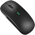 Мышка беспроводная с аккумулятором для ПК и ноутбуков (чёрная)