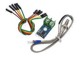 MAX6675 модуль з датчиком температури термоскопічним K type Arduino