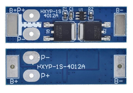 BMS 1s плата захисту LiFePo4 акумулятора 3,2 В 12A
