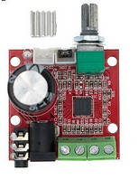 PAM8610 аудіо підсилювач Class D 12V 2 x 10W