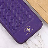 Шкіряний чохол Polo Santa Barbara для Apple iPhone 14 Pro Max (6.7") Purple, фото 6