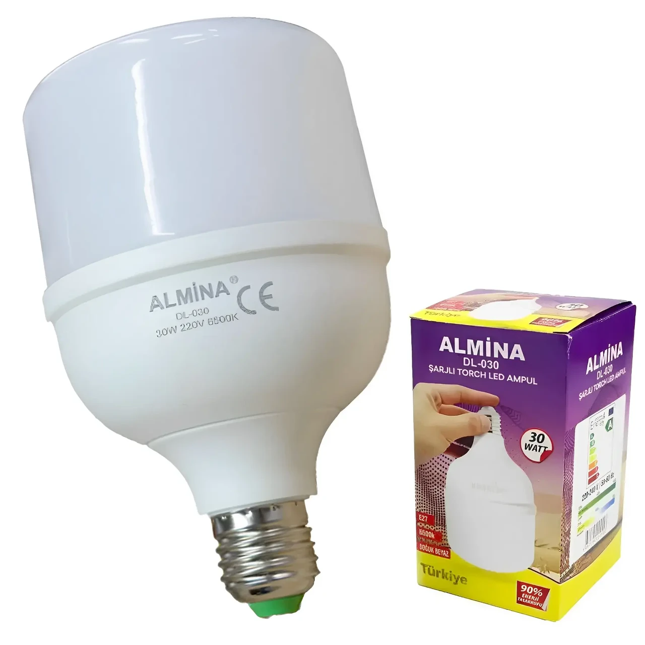 Акумуляторна лампа Almina DL-020/30 Вт, Цоколь Е 27