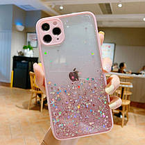 Чохол із блискітками та захистом камери для Apple iPhone 7 Plus, 8 Plus Pink, фото 5