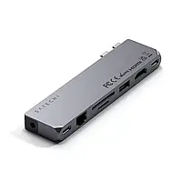 Адаптер Satechi Aluminum USB-C Pro Hub Max Adapter Space Gray (ST-UCPHMXM)