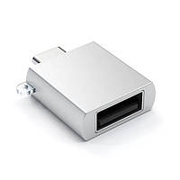 Адаптер Satechi Aluminum Type-C до USB-A 3.0 Adapter Silver (ST-TCUAS)