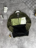 Чоловіча флісова кофта на змійці Helly Hansen M1711 зелена, фото 6