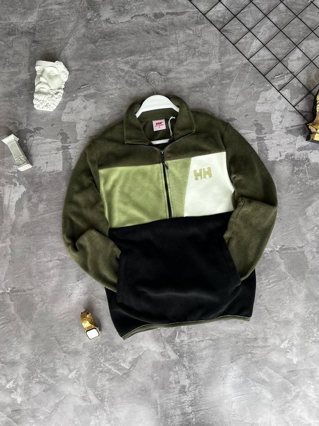 Мужская флисовая кофта на змейке