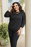 Кофта жіноча светр джемпер Антара великі розміри, фото 2