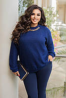 Кофта жіноча светр джемпер Антара великі розміри