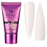 Полигель (в тюбике) DNKa Acryl Gel №06 Creamy акрил-гель светло-бежевый, 30 мл