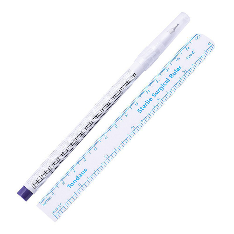 Маркер хірургічний стерильний для розмітки +лінійка (1 мм), purple
