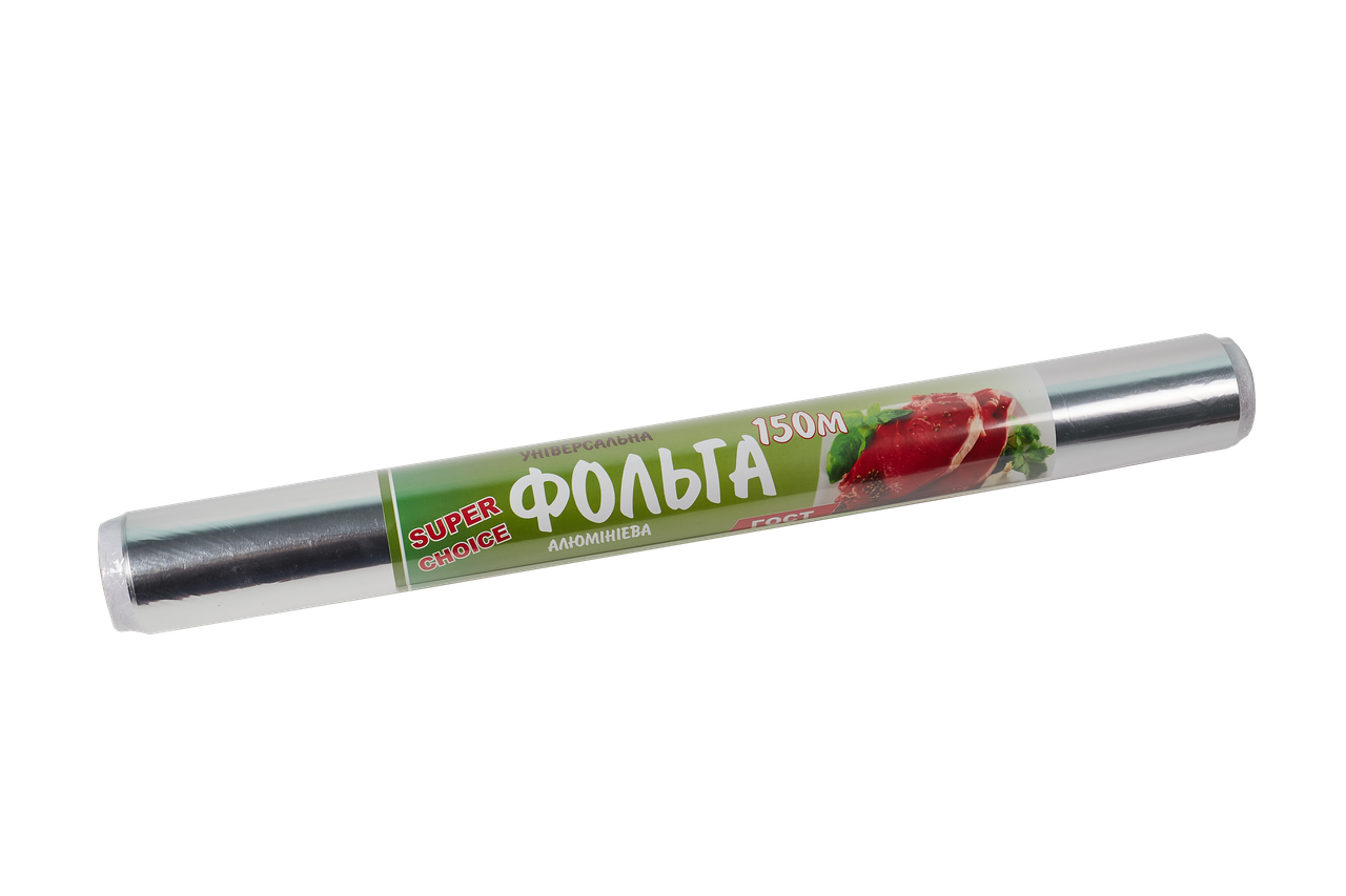 Фольга алюмінієва для запікання Super Choise 44см 150м 18мкм
