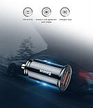 Автомобільний зарядний пристрій Baseus Car Charger QC 3.0 30 W 2 USB 5 A Заряджання від прикурювача в авто, фото 7