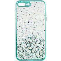 Чохол із блискітками та захистом камери для Apple iPhone 7/8, SE 2020 Mint, фото 3
