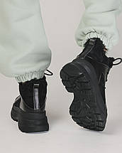 Кросівки зимові U.Spirit 5050 37 чорна шкіра замша 36, фото 5