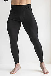 Бавовняні термоштани з внутрішнім начісом для низьких температур (до -22 °C) Totalfit чорні