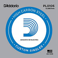 Струна D'Addario PL0105 Plain Steel .0105 MY, код: 6556648