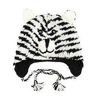 Шапка с ушками Kathmandu Animals White tiger One Size Белый + Черный (22936)) SP, код: 1483092