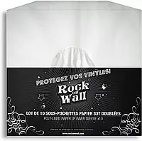 Зовнішні конверти Rock On Wall 10 X Pvc 12 Inch Outer Sleeve Standard - 140 Micron