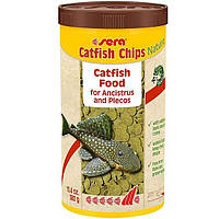 Корм Sera Catfish Chips Nature чипсы для сомов 1000 мл 4001942005081 OM, код: 7700074