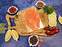 Сьомга слабосолена в/у, нарізка 100г