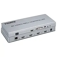 2x2 4K HDMI контролер відеостіни AirBase IB-VW224K