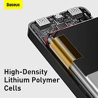 Повербанк Baseus Bipow Digital Display 20000mAh 15W зовнішній акумулятор універсальна батарея для телефону, фото 3