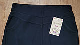Штани зимові, жіночі, щільні на хутрі. Ластівка. Темно-синій 2XL (50 р), фото 3