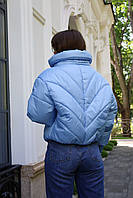 Современная, укороченная молодежная курточка на молнии