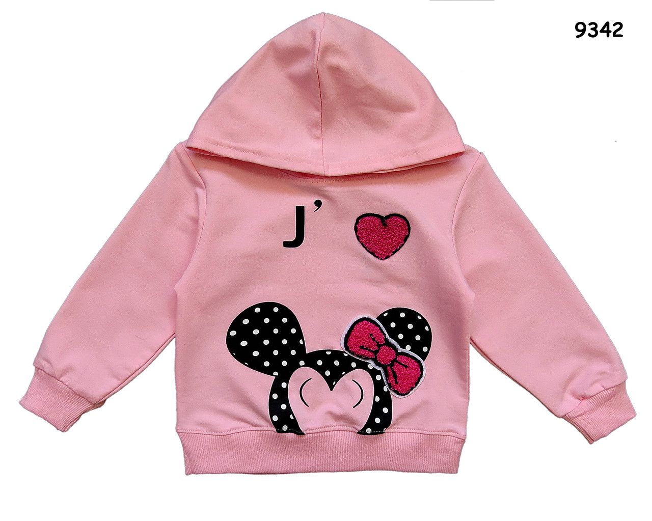 Кофта Minnie Mouse для дівчинки. 75, 85, 95 см