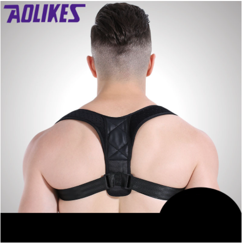 Корсет AOLIKES для корекції постави чорний 03189