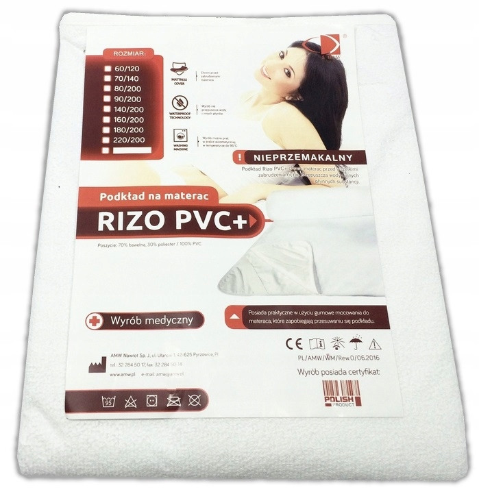 Наматрацник AMW 200 х 90 см водозахисний