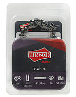 Цепь 76 звеньев (38 зубов) Winzor HARD суперзуб шаг 325 паз 1,5 (блистер) оригинал