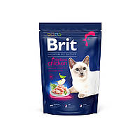 Сухой корм для стерилизованных котов Brit Premium by Nature Cat Sterilised с курицей 1.5 кг (8595602553150)