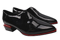 Туфлі на низькому ходу жіночі Liici еко лак колір Чорний 159-20DTC 38 MD, код: 7434905