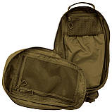 Рюкзак тактичний Highlander Scorpion Gearslinger 12L Coyote Tan (TT191-CT), фото 6