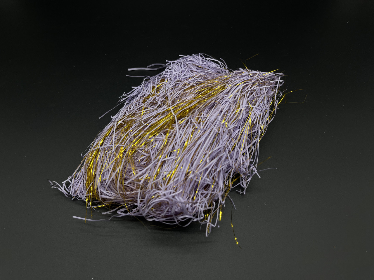 Наповнювач для коробок. Паперова стружка  для упаковки. Колір Фіолетовий. 30грам