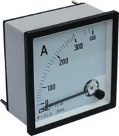 Амперметр аналоговый CNC YC-А72, 2000/5А, АС, класс 1.5, подключение через трансформатор тока