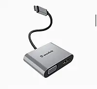 WAVLINK USB C с HDMI VGA-адаптером