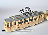 Модель стендової моделі 2х вагонного трамваю, масштаб 1/87, H0 ART.80.359, фото 2