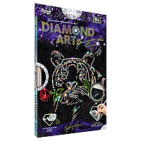 Комплект креативного творчества DAR-01 "DIAMOND ART" (Тигр с розой) от IMDI