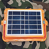 Прожектор повербанк на сонячній батареї D8+Solar, Power Bank 12000mAh 4 режими, Type C \ USB, фото 4